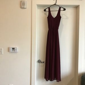 Bridesmaid Dress (burgundy)